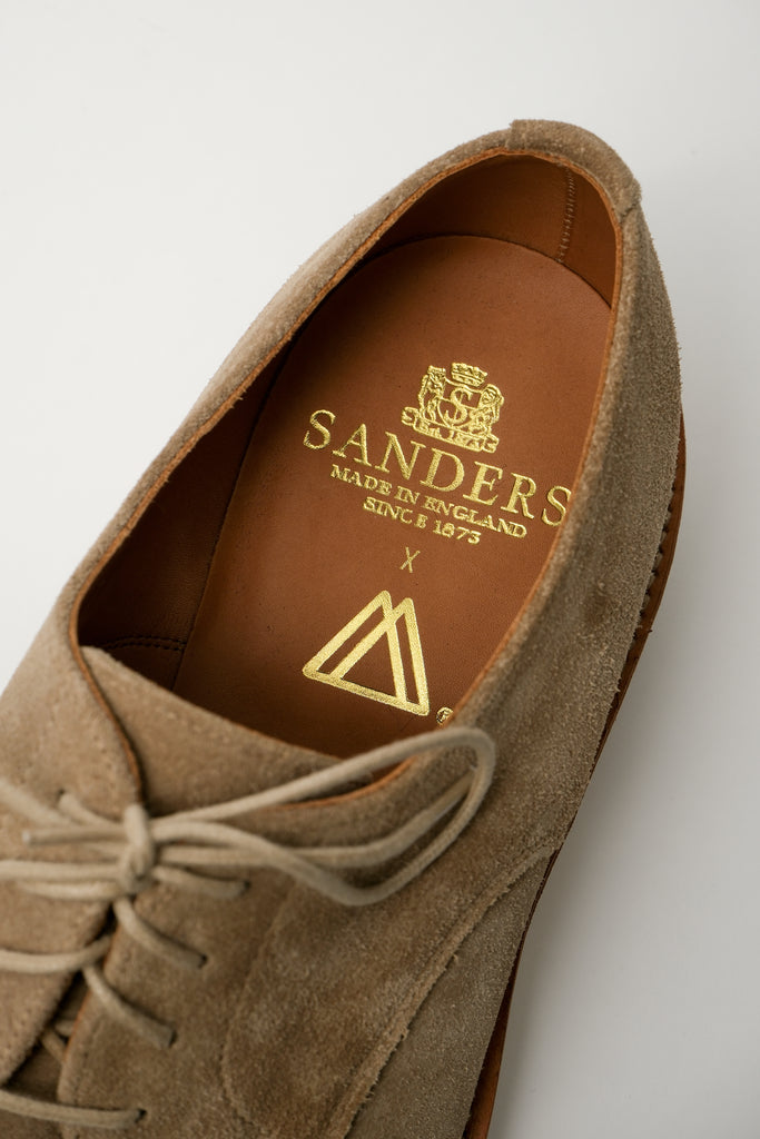 靴 SANDERS (MADE IN ENGLAND) Mamnick X Sanders 'Dirty Bucks' Gibson